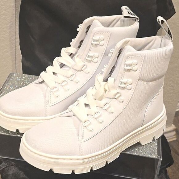 Dr. Martens Combs Poly Casual Boot- White - Picture 12 of 15